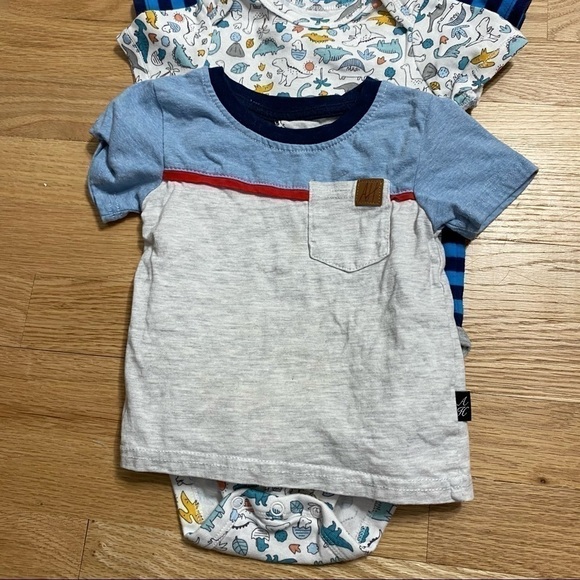 18 mos Boy Clothing Bundle Onesie Llama Brother Carter’s Dinosaur Cars - Picture 4 of 7